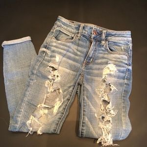 American Eagle AEO Jeggings Jeans Super Stretch 00